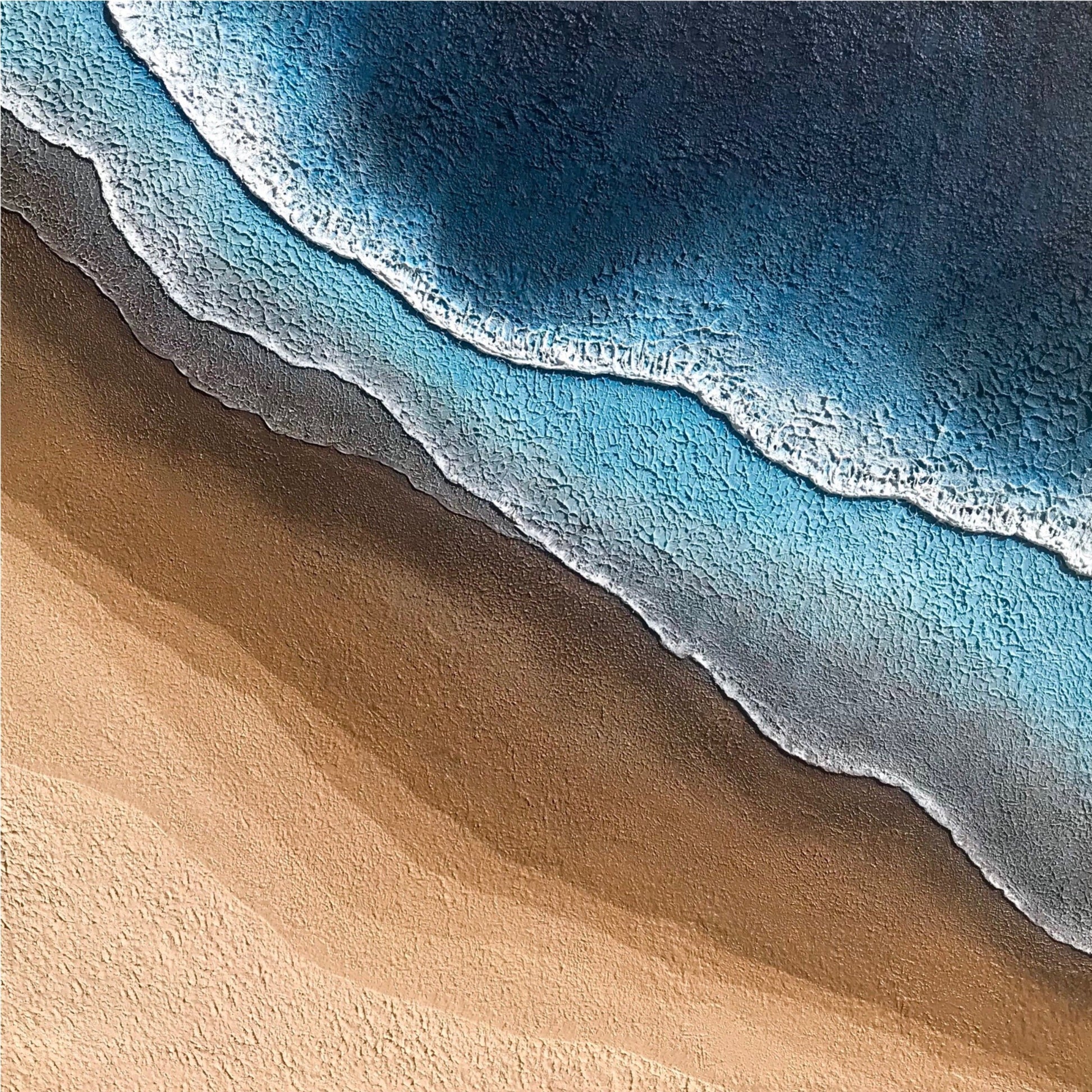 The Deep Blue - 36" x 36"