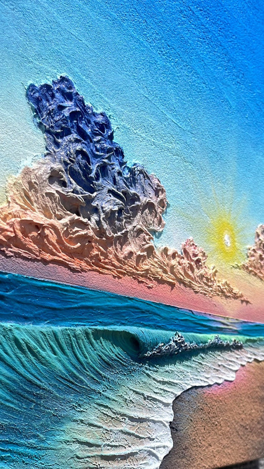 Whispers of the Sea - 12" x 12"