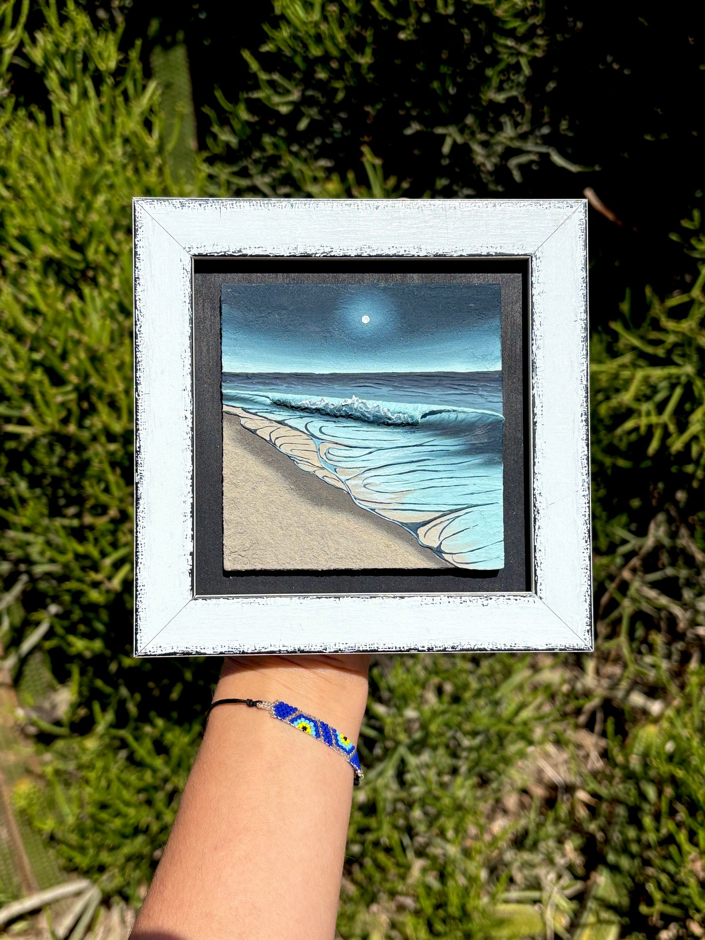 Pearl of the Night #2 - 4" x 4"