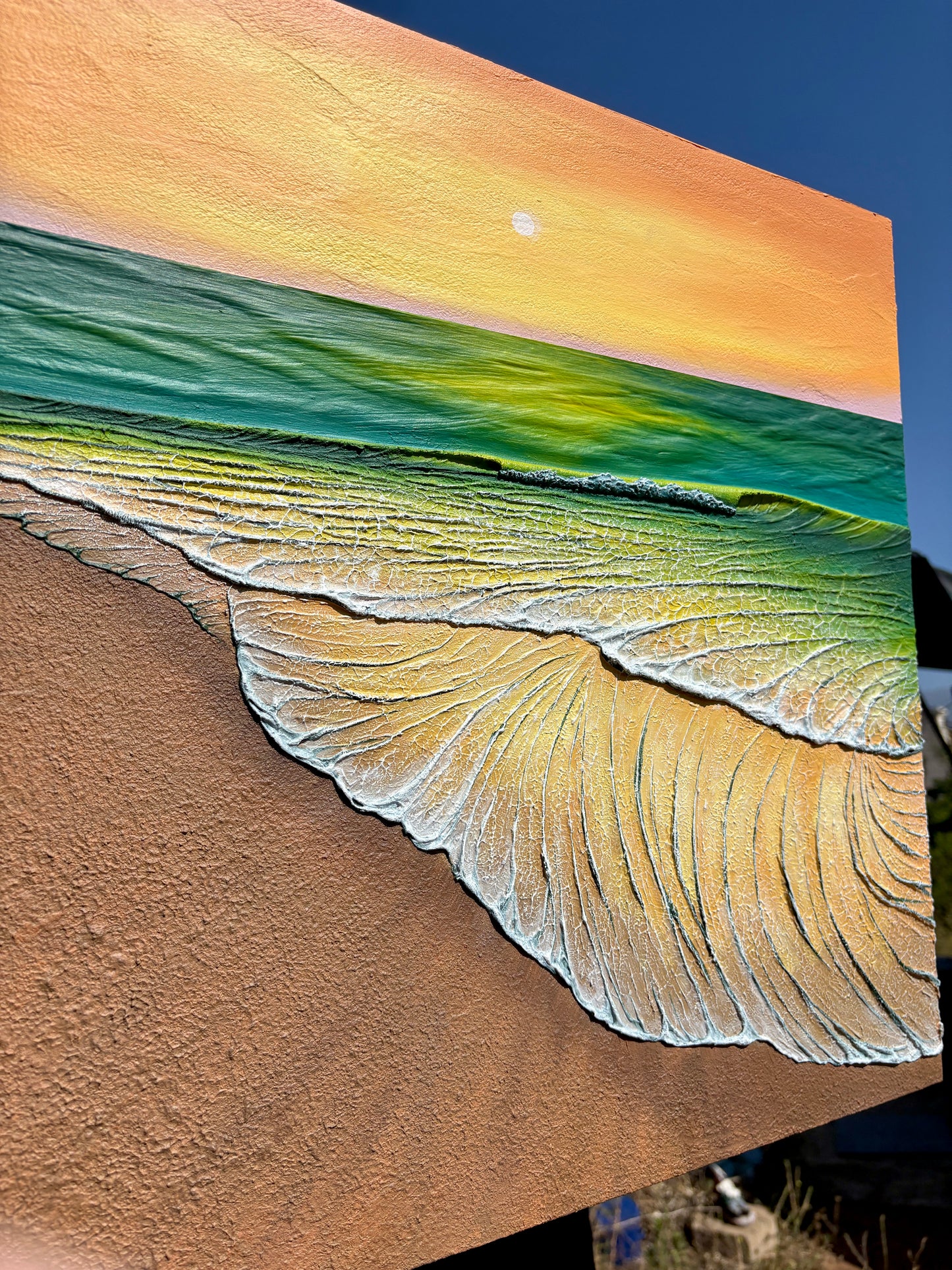 Gilded Embrace #3 - 20" x 20"