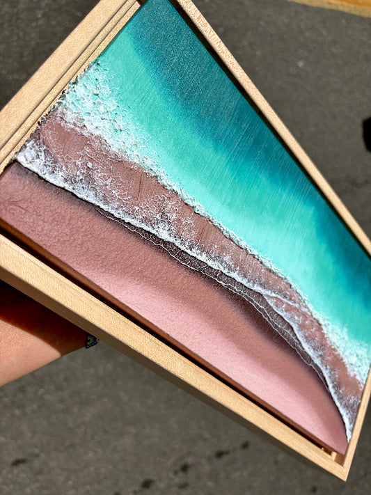 Ripple of Rose #1 - 12" x 6"