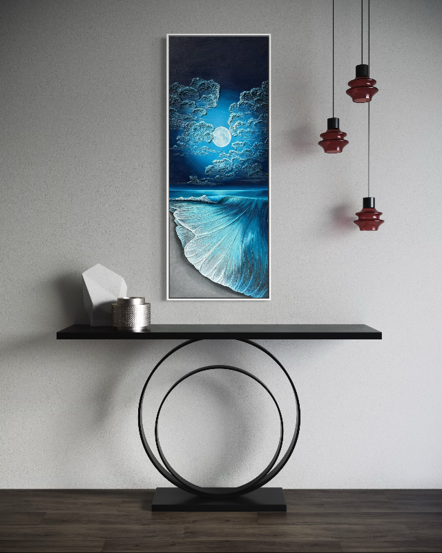 Moonlit Reflections - 24” x 60”