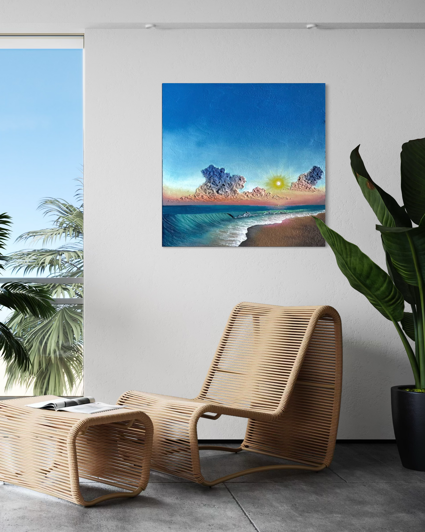 Whispers of the Sea - 12" x 12"