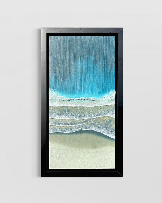 Frosted Waves #2 - 6" x 12"