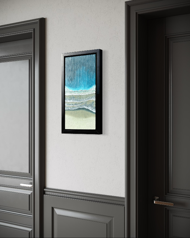 Frosted Waves #2 - 6" x 12"