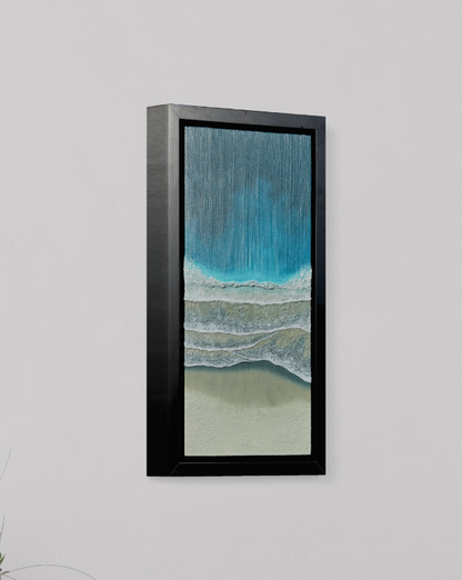 Frosted Waves #2 - 6" x 12"