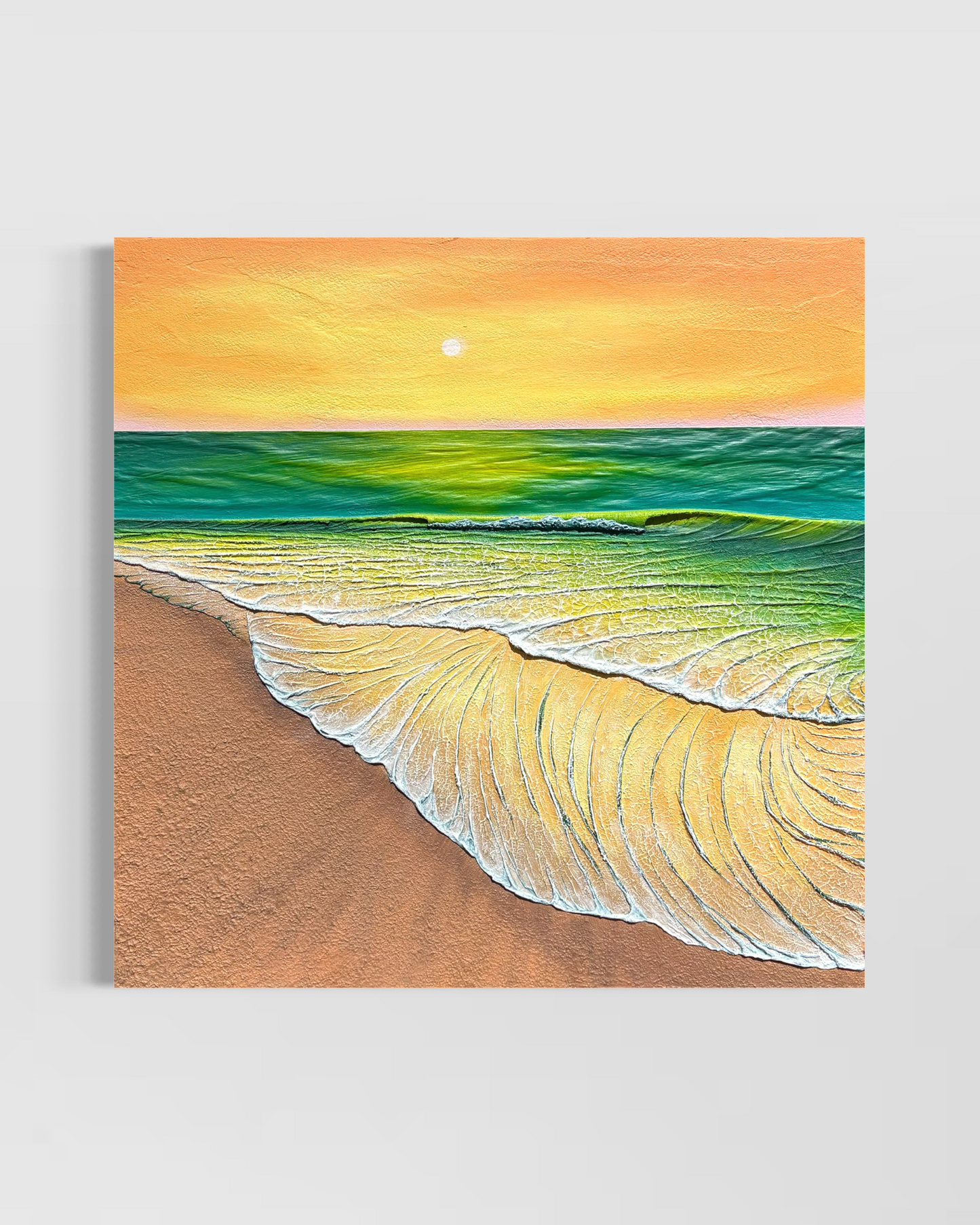 Gilded Embrace #3 - 20" x 20"