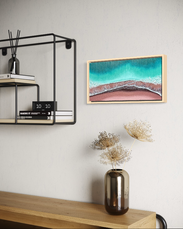 Ripple of Rose #1 - 12" x 6"