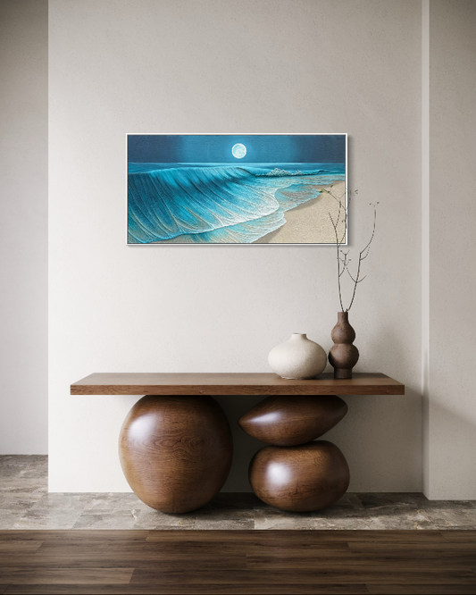 Etherial Moonrise - 48" x 24"