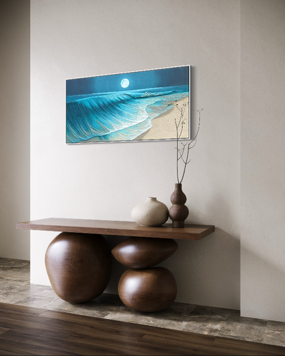 Etherial Moonrise - 48" x 24"