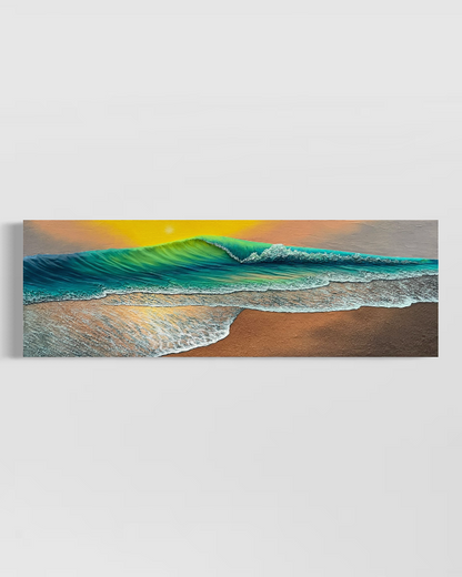 Glowing Emeralds - 36" x 12"