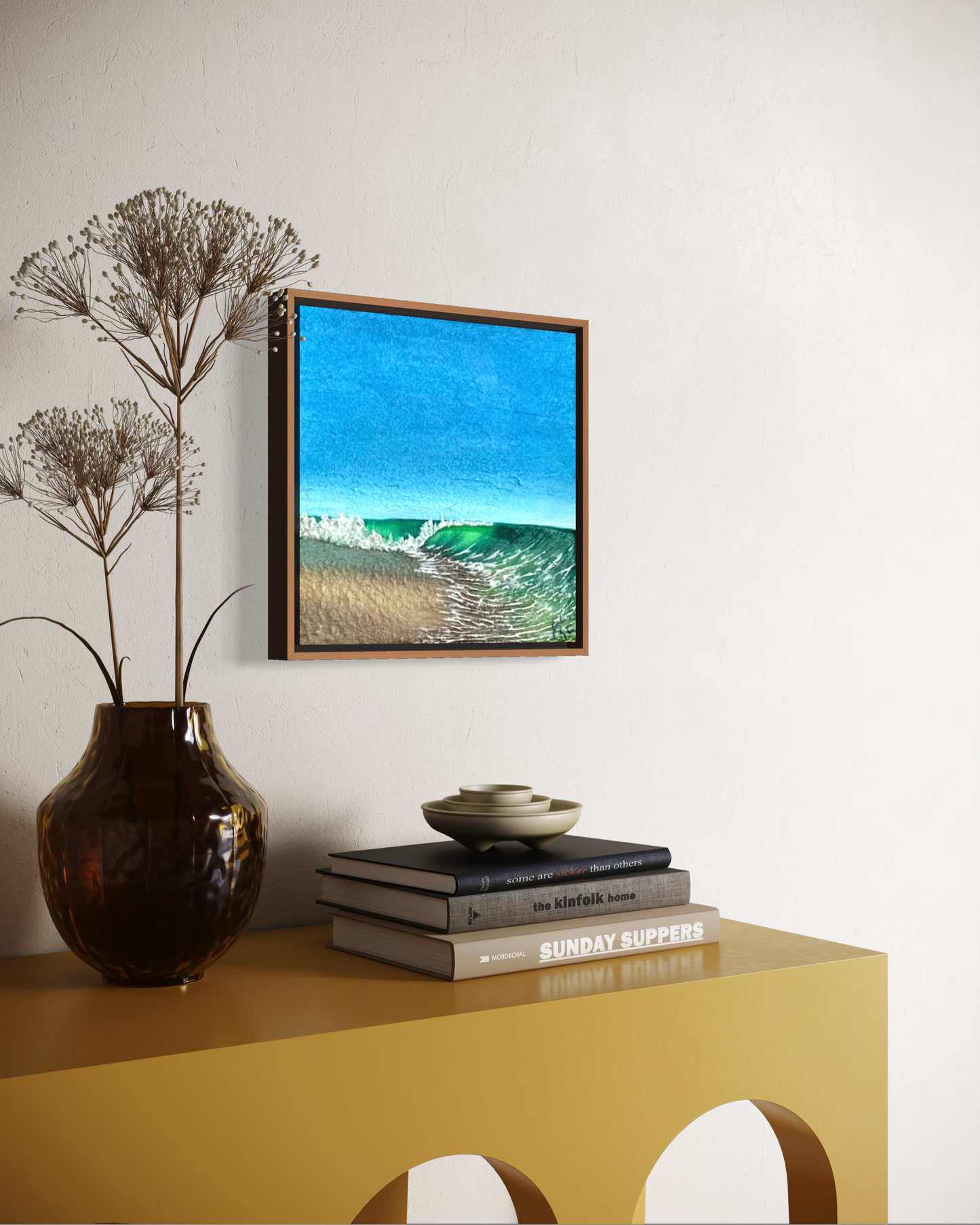 Locals Only - 4" x 4"