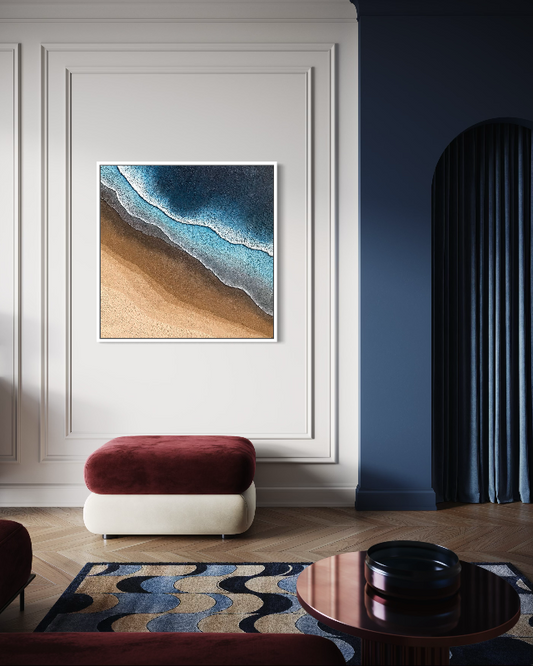 The Deep Blue - 36" x 36"