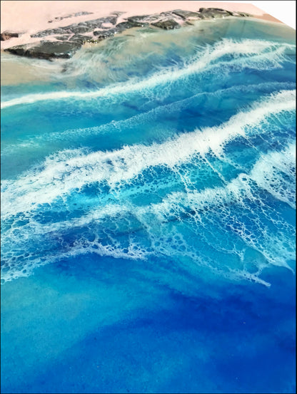Sunbathing in the Bay - 48" x 24"