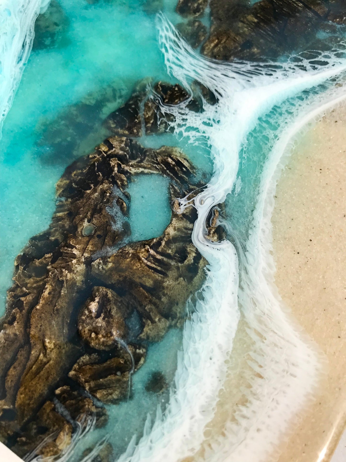 Blue Holes - 8" x 8"