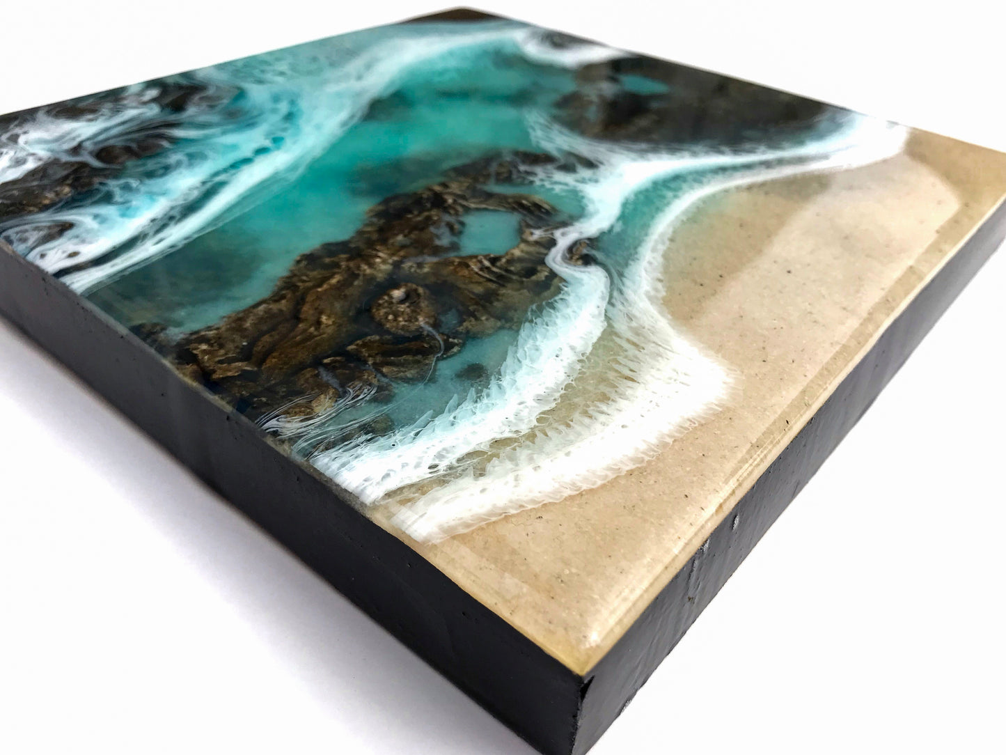 Blue Holes - 8" x 8"