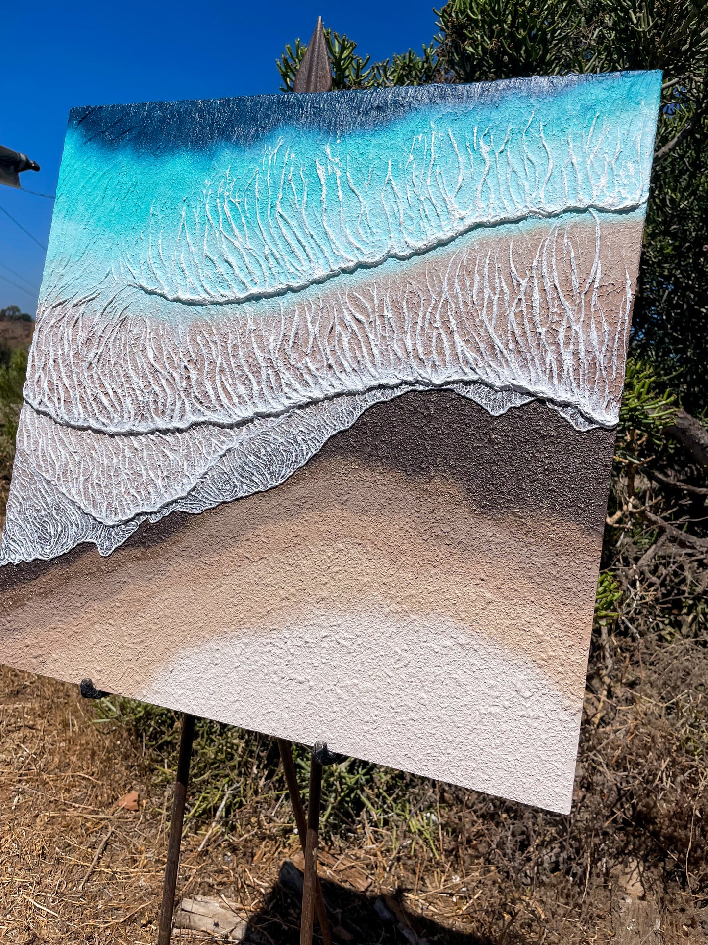 "Shoreline" - 24" x 24"